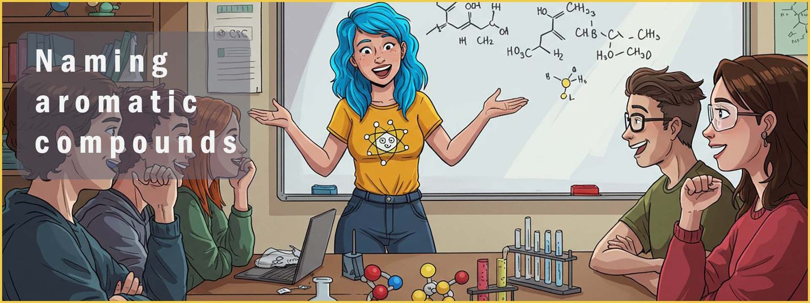 Naming organic compounds header image